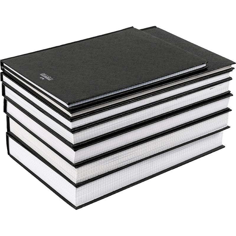 black hard cover Hardcover Notebook