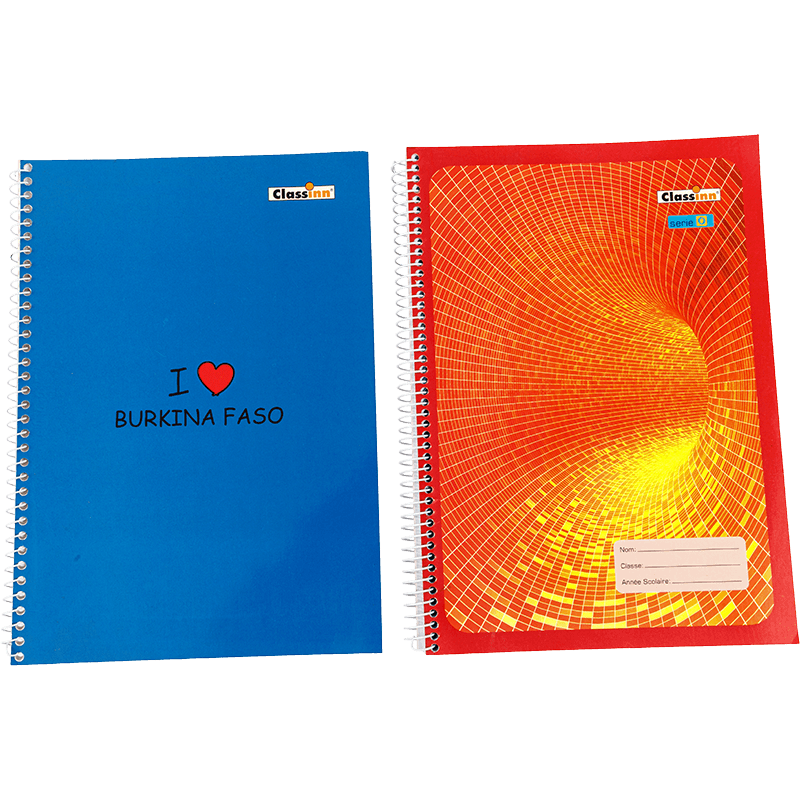 A3 orange  Pp Cover Spirale Notebook