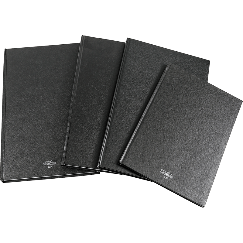 black hard cover Hardcover Notebook