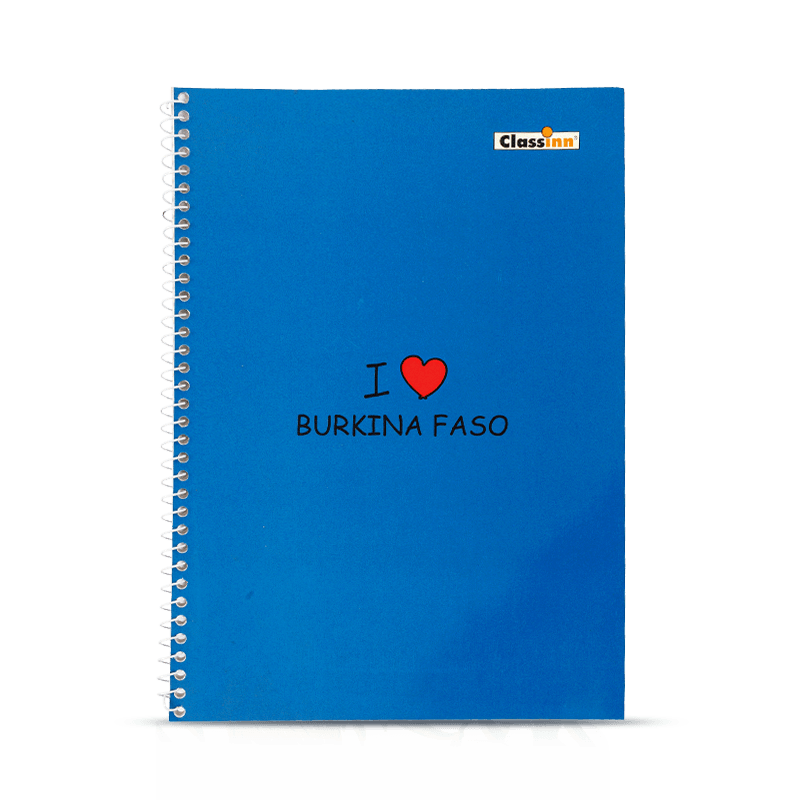 A3 orange  Pp Cover Spirale Notebook