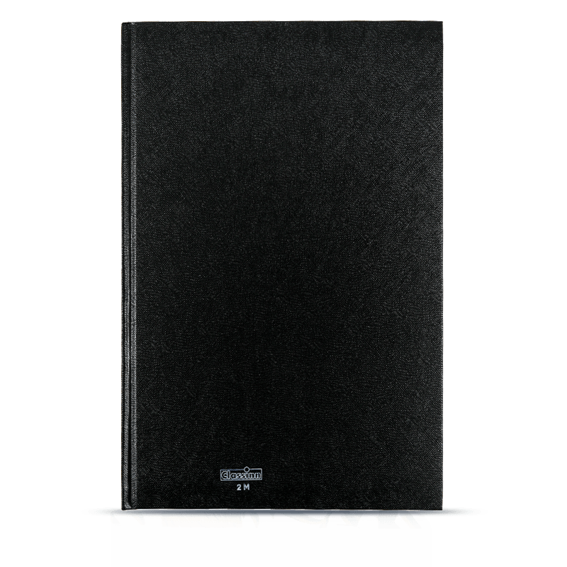 black hard cover Hardcover Notebook