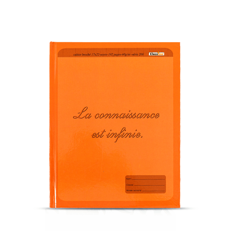 horizontal line Hardcover Notebook
