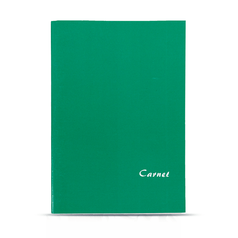 green horizontal line Exercise Book