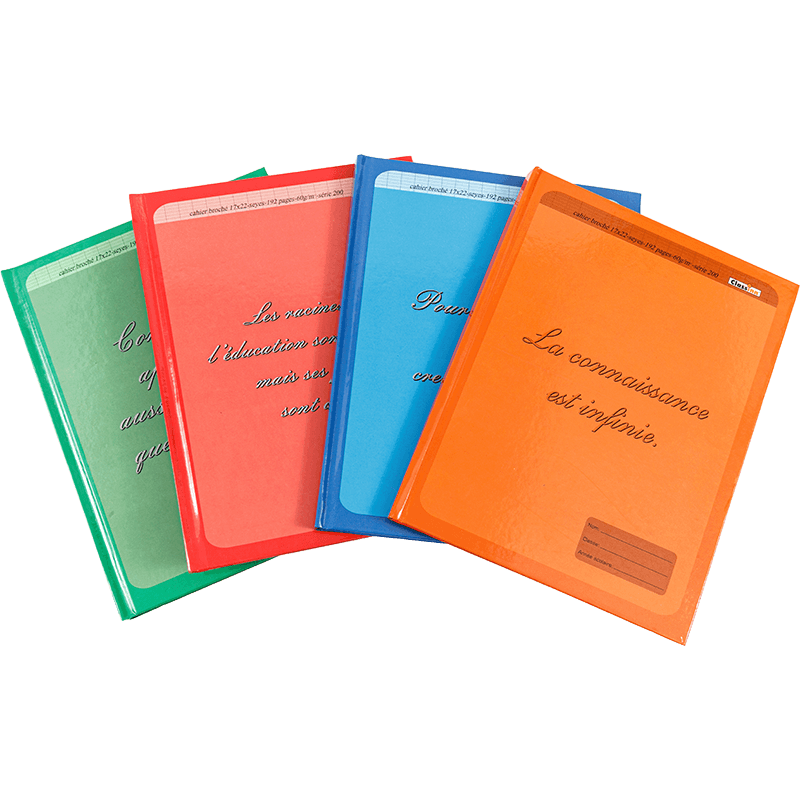 horizontal line Hardcover Notebook