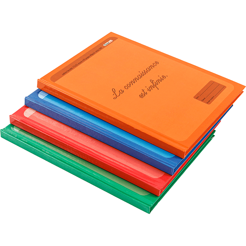 horizontal line Hardcover Notebook