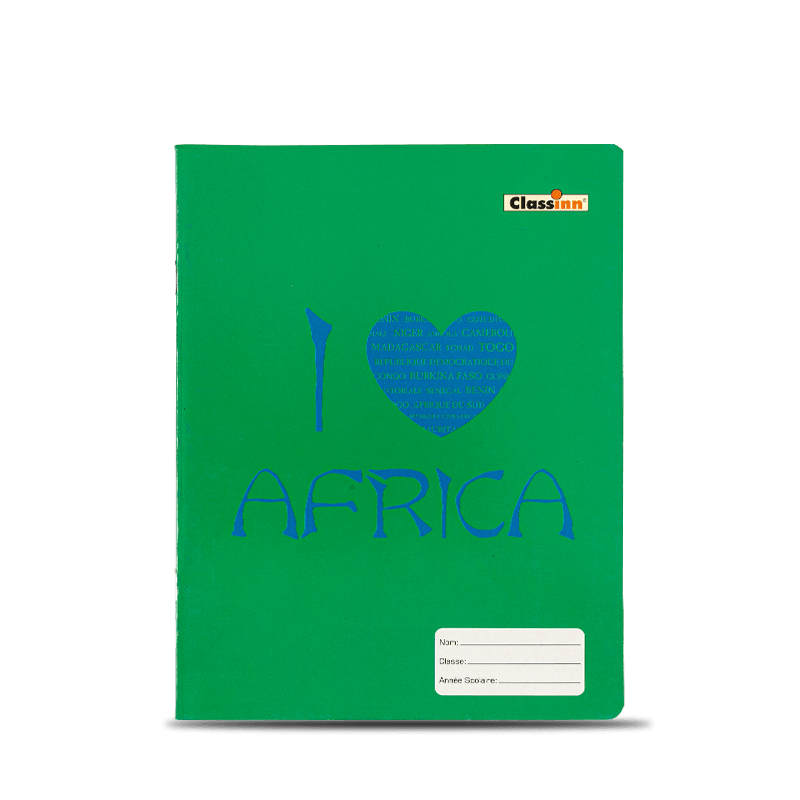 Love Pattern Green Exercise Book