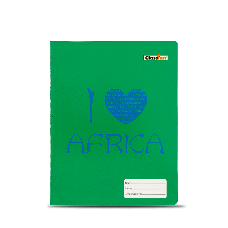 Love Pattern Green Exercise Book