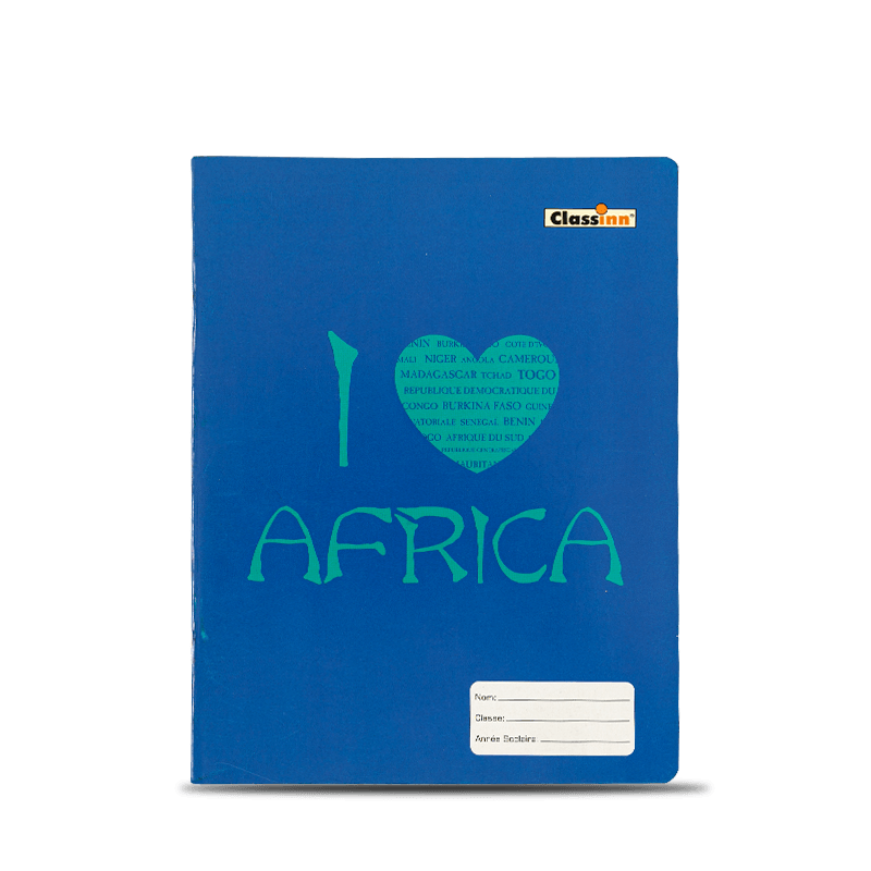 Love Pattern Blue Exercise Book