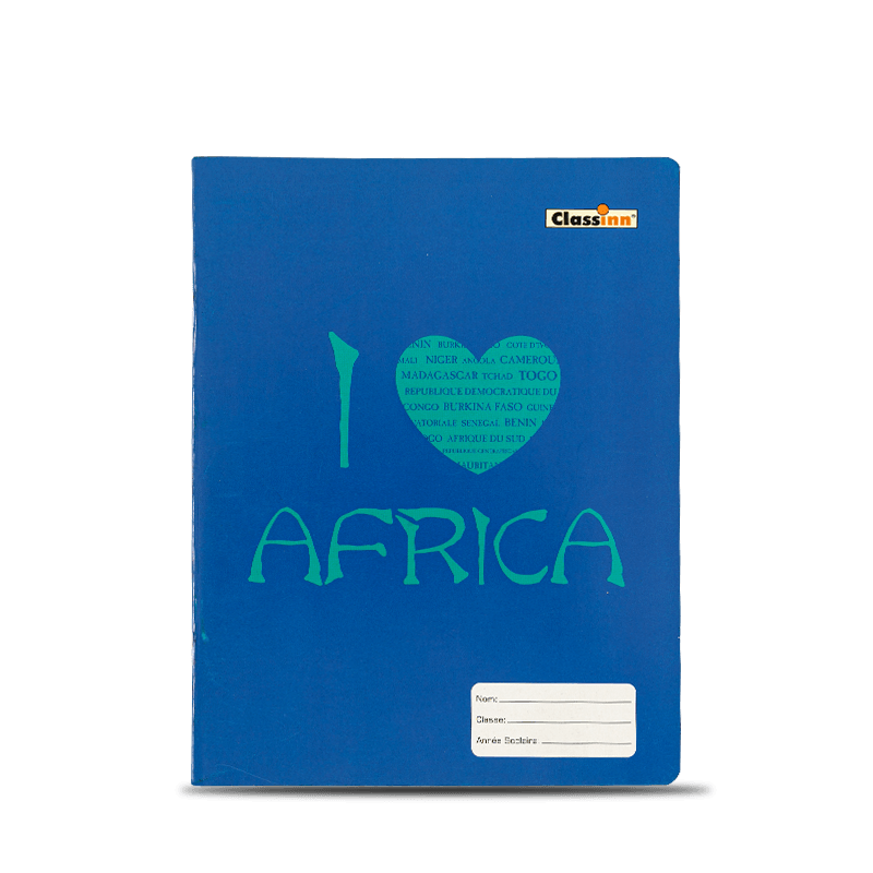 Love Pattern Blue Exercise Book