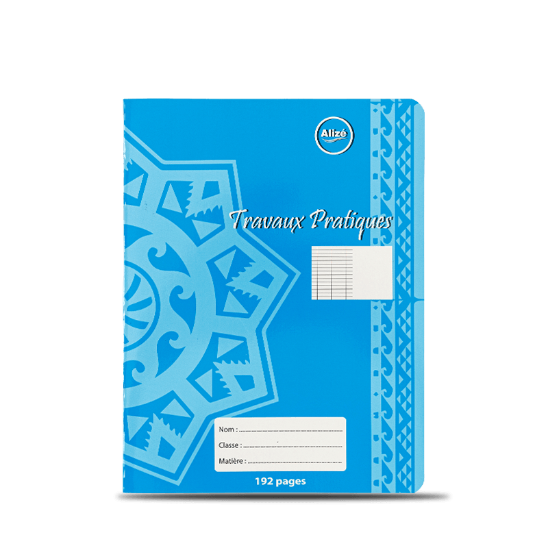 Snowflake Pattern Blue Exercise Book