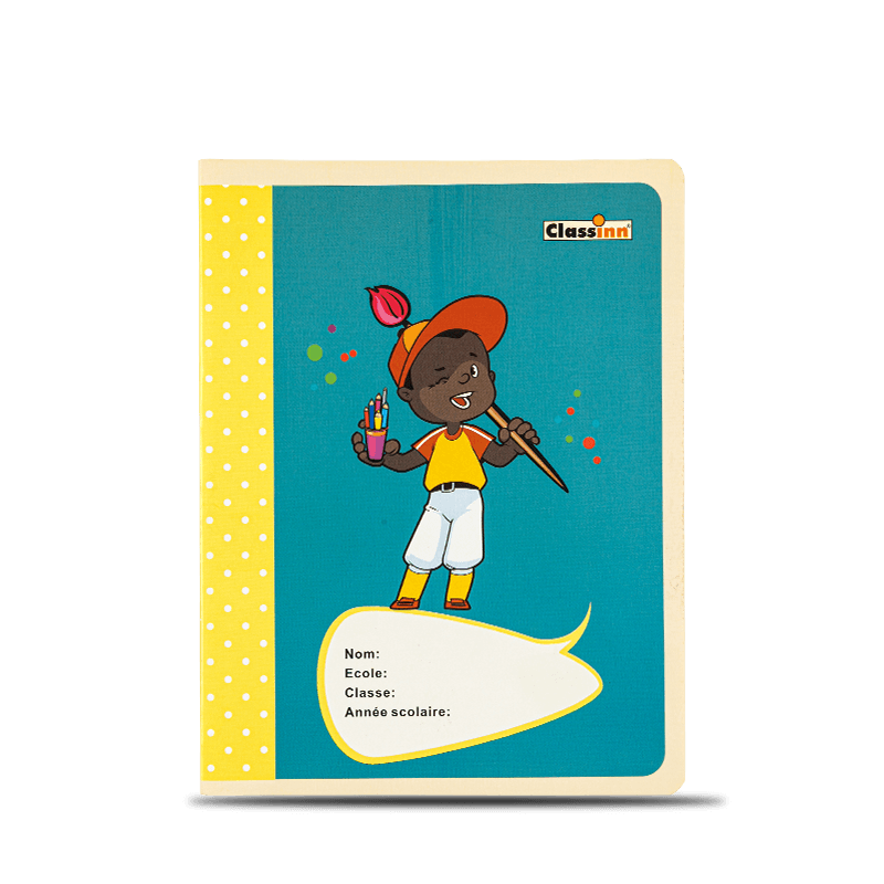 A Happy Boy Pattern Green Exercise Book