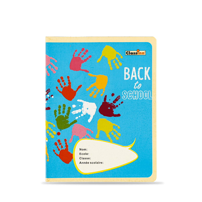 Lovely Handprint Blue Exercise Book