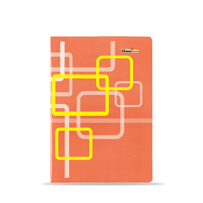 Grapefruit Color Line Exercise Book