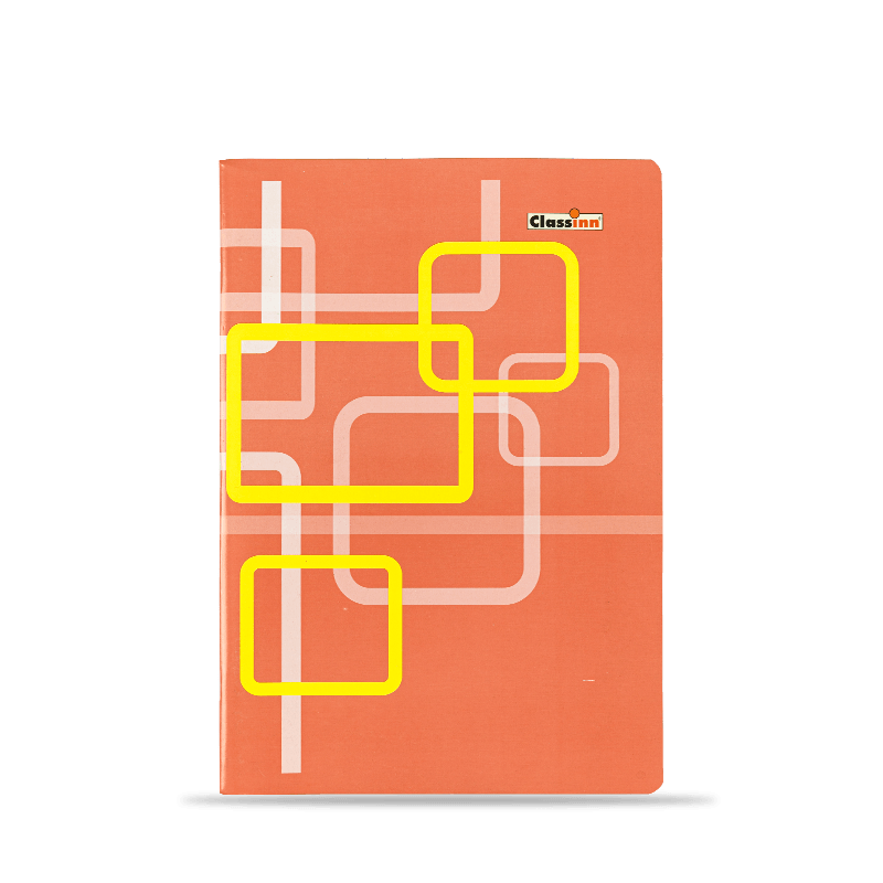 Grapefruit Color Line Exercise Book